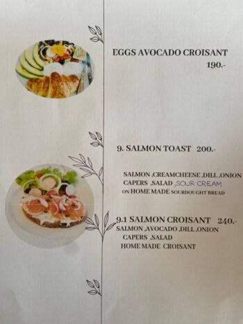 Cookies Cafe on Koh Phangan, known for great coffee, pastries, and a cozy atmosphere.