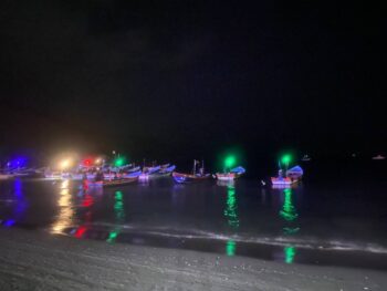 Taxi Boat at Haad Rin Beach, Koh Phangan