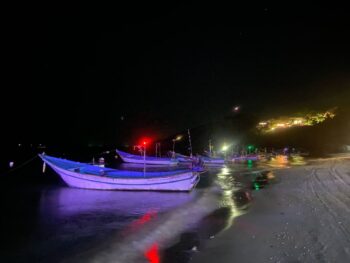 Taxi Boat at Haad Rin Beach, Koh Phangan