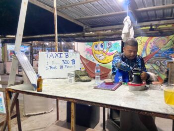 Taxi Boat at Haad Rin Beach, Koh Phangan