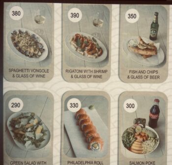 Menu at Salt. Seafood Restaurant & Bar, Koh Phangan