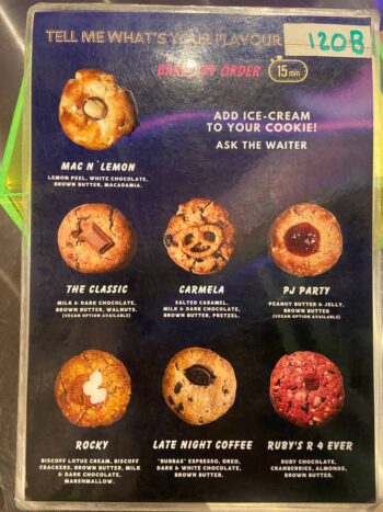 Menu of SnooZe Sinful Dining on Koh Phangan