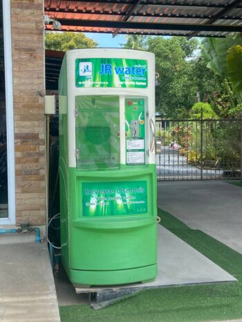 Water refill station for 1 baht per liter on Koh Phangan, Thailand