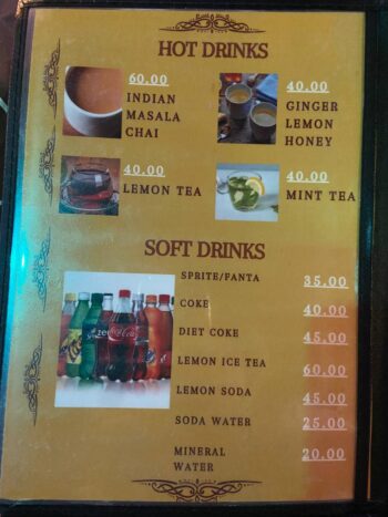 Namaskar Restaurant Menu - A variety of traditional Indian dishes like curries, tandoori, and naan.