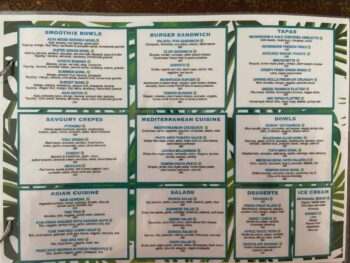 Not applicable for menu or product photos in this context.