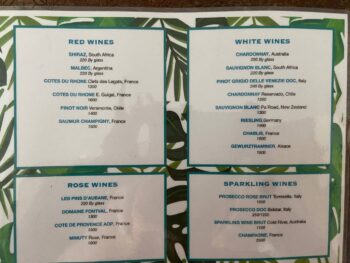 Not applicable for menu or product photos in this context.