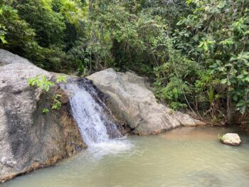 Than Praphat Waterfall on Koh Phangan, offering serene cascades and natural beauty.