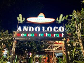 Authentic Mexican dishes and drinks at Ando Loco Mexican Restaurant & Bar in Koh Phangan.