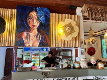 Delicious Thai dishes at Nahm Talay restaurant in Koh Phangan.