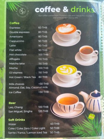 Bambú Phangan Café – Flavorful meals and drinks tailored for all tastes.