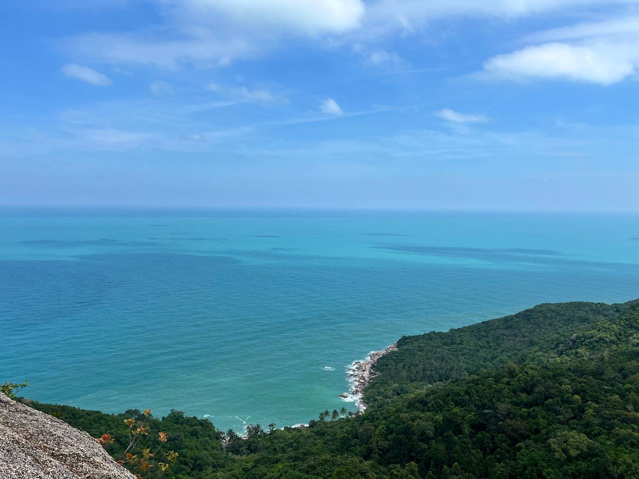 Bottle Beach Viewpoint – Stunning panoramic views of Koh Phangan from the top of the hike.