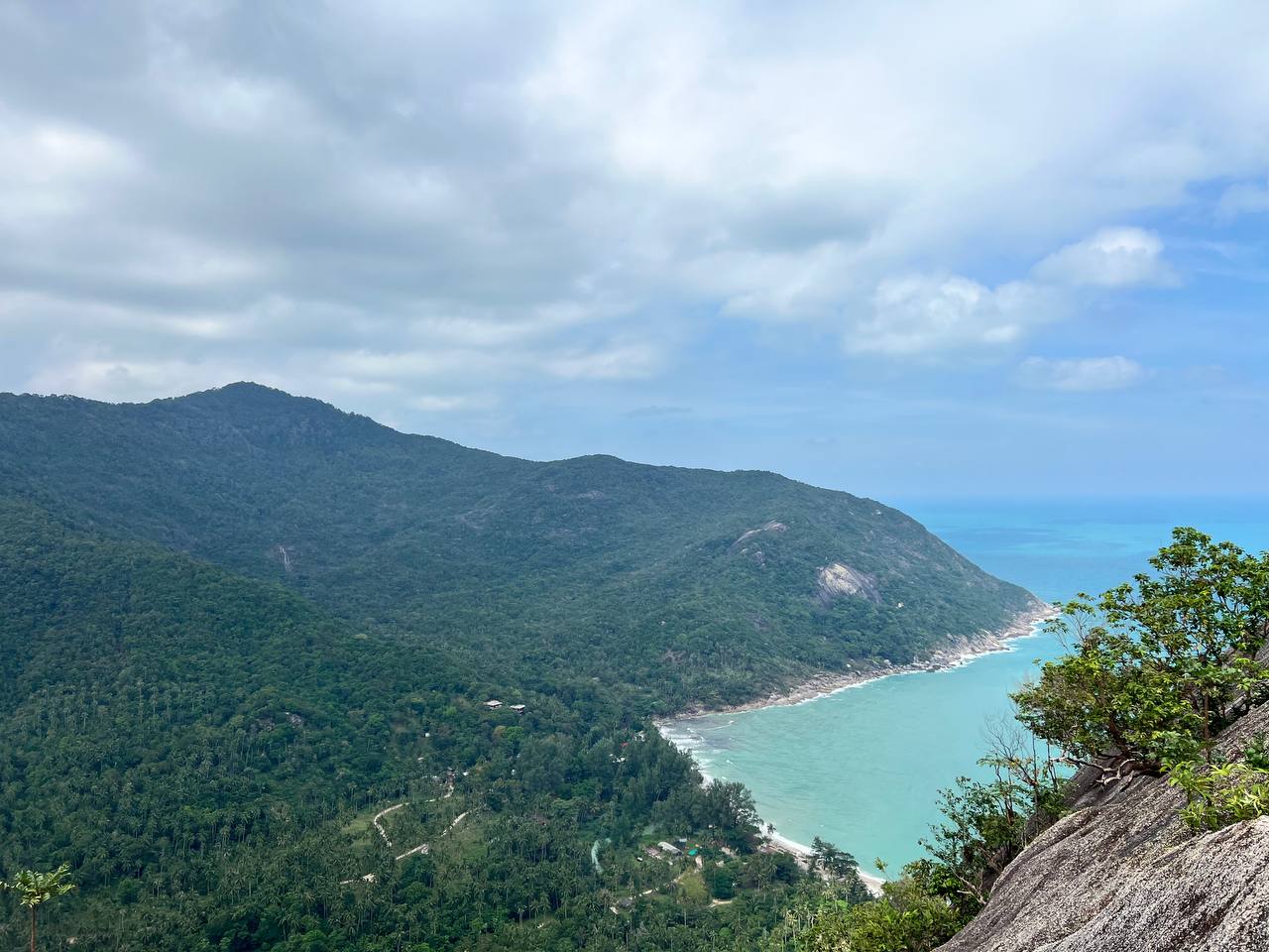 Bottle Beach Viewpoint – Stunning panoramic views of Koh Phangan from the top of the hike.