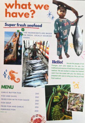 Menu at Local Cafe and Restaurant – Featuring Thai curry, seafood, and light salads, perfect for any meal.