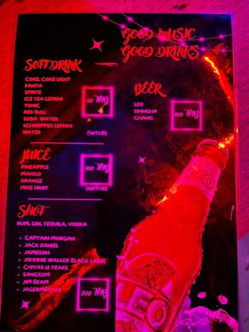 Reggae Sunset Bar Drinks and Cocktails – Relax with Refreshing Beverages on Koh Phangan