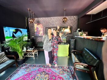 Interior and dishes at BASIL Restaurant & Be High Lounge, Koh Phangan