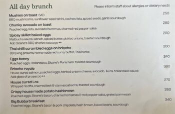 Bubba’s breakfast, brunch, coffee, and Thai-inspired dishes