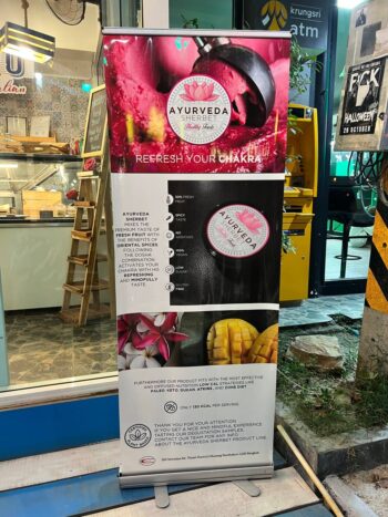 Menu of Italian cuisine and Ayurvedic sherbets at Dee Gusto Koh Phangan