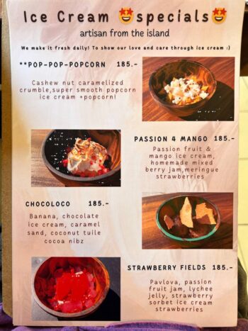 Southern Thai dishes and desserts at KON BA MAPOW on Koh Phangan