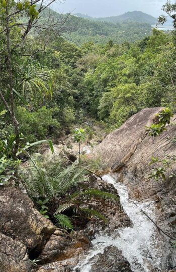 Natural pool at Paradise Waterfall on Koh Phangan