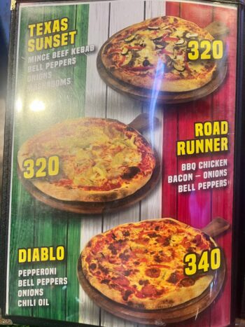 Burgers and pizza at Food Factory Koh Phangan