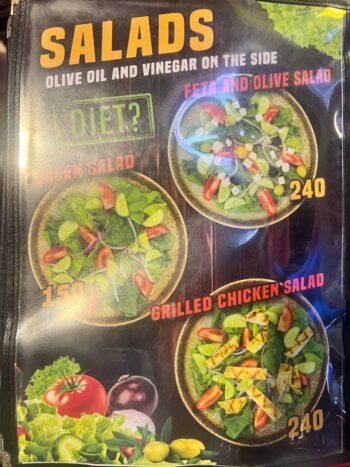 Burgers and pizza at Food Factory Koh Phangan