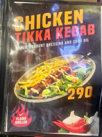 Burgers and pizza at Food Factory Koh Phangan