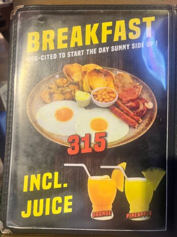 Burgers and pizza at Food Factory Koh Phangan