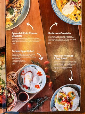 World-flavor dishes at Indigo Specialty Coffee & Bakery Koh Phangan