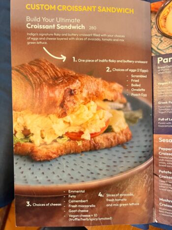 World-flavor dishes at Indigo Specialty Coffee & Bakery Koh Phangan