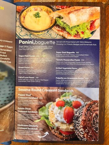 World-flavor dishes at Indigo Specialty Coffee & Bakery Koh Phangan