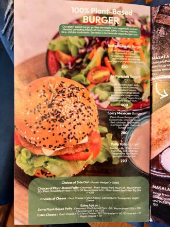 World-flavor dishes at Indigo Specialty Coffee & Bakery Koh Phangan