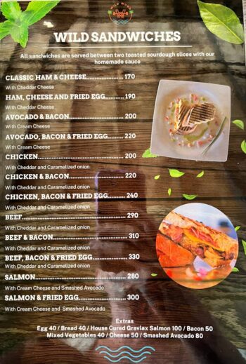 Healthy food and meals at WILD WOOD Beach Fitness Koh Phangan