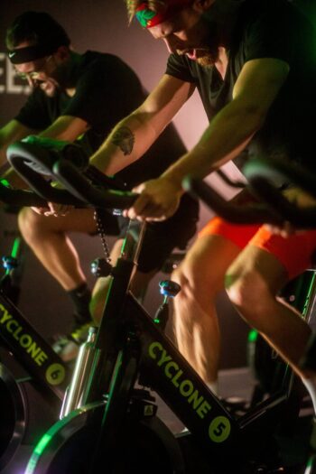 Cyclone Cycling studio on Koh Phangan with rhythm-based indoor bikes