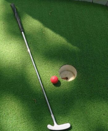 Phangan Adventure Minigolf course in a tropical garden