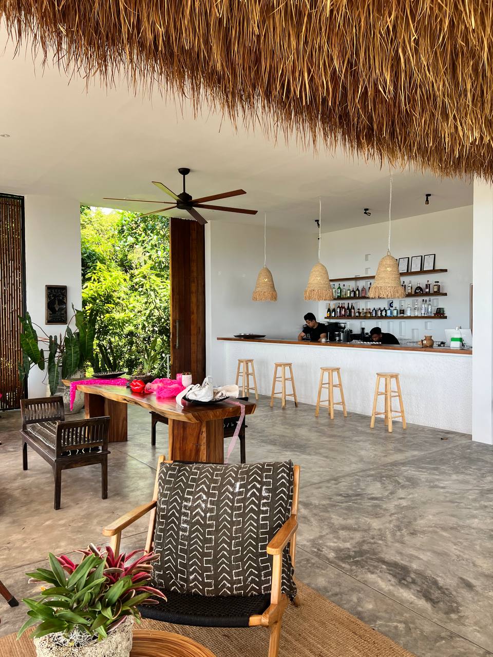 Secret Mountain restaurant terrace with panoramic views on Koh Phangan