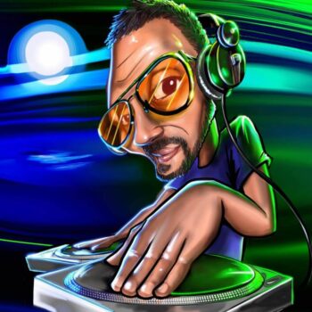 Tino Moreno DJ portrait on Koh Phangan