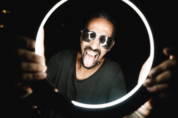 Tino Moreno DJ portrait on Koh Phangan