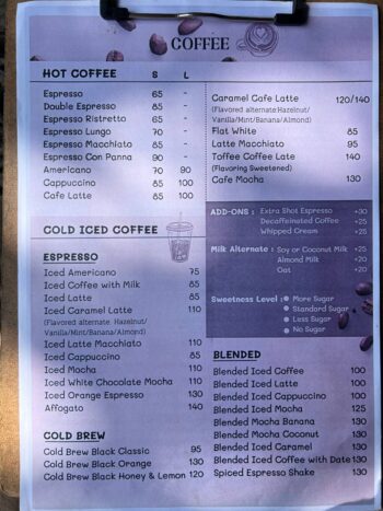 Hundred Islands Coffee Bar – Coffee, pancakes, vegan desserts, and more.