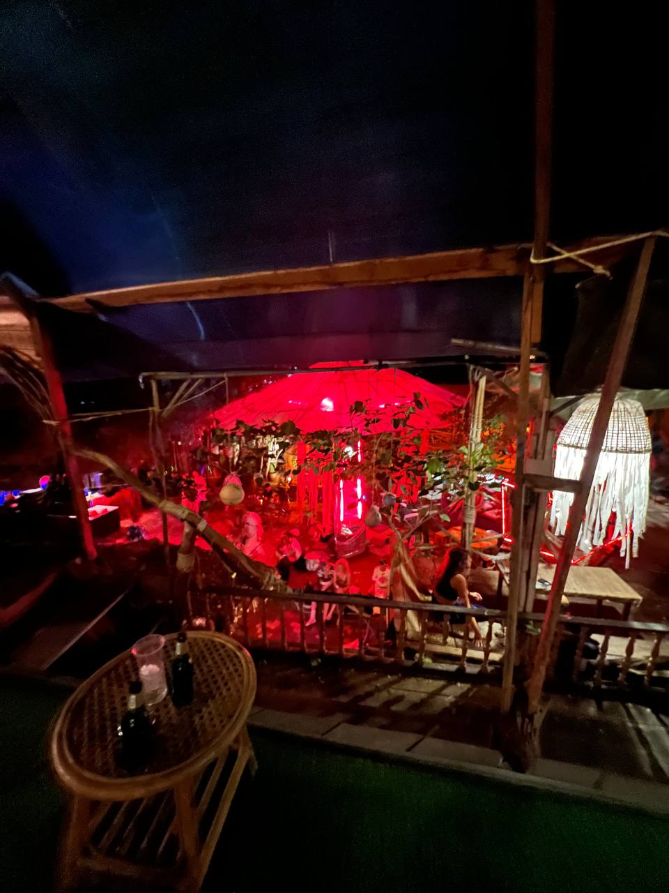 Sound Garden Koh Phangan interior with three levels and central tree