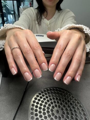 Manicure service at Victoria Nails on Koh Phangan