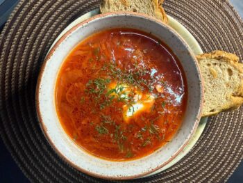 Hearty dishes at Dudka Bar Sauna Koh Phangan