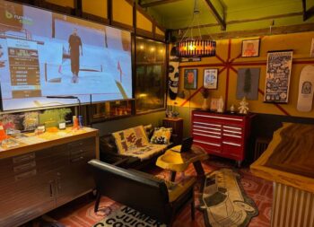 STAY GOLD bar interior on Koh Phangan