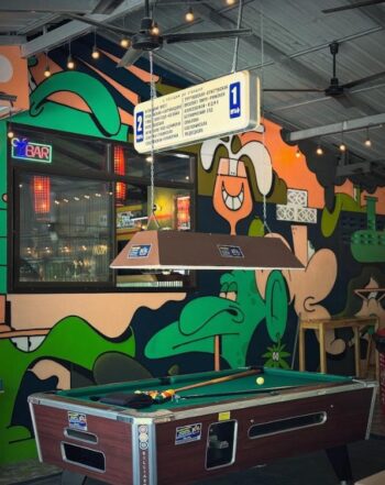 STAY GOLD bar interior on Koh Phangan