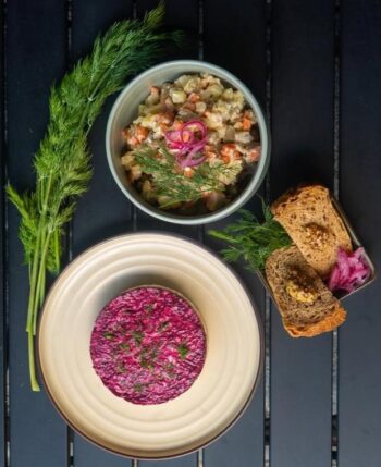 Vegan food dish at STAY GOLD Koh Phangan