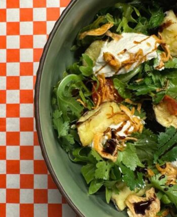 Vegan food dish at STAY GOLD Koh Phangan