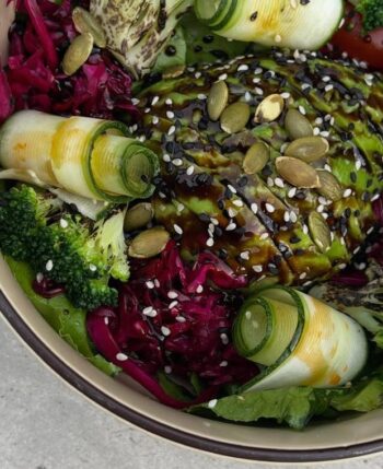 Vegan food dish at STAY GOLD Koh Phangan