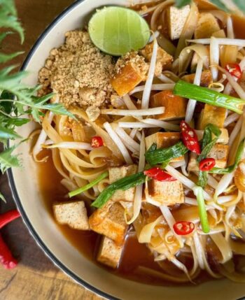 Vegan food dish at STAY GOLD Koh Phangan