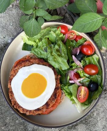 Vegan food dish at STAY GOLD Koh Phangan