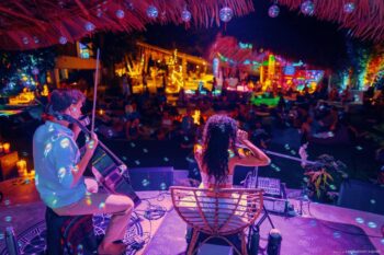 Live meditative concert and jam night at Aum Sound Healing Center on Koh Phangan