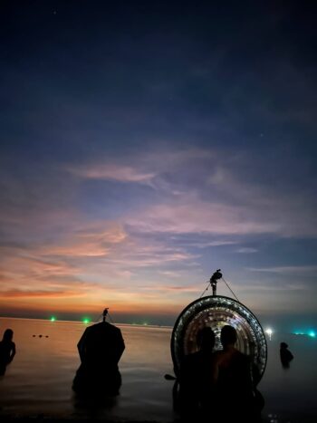 Sound healing session at Aum Sound Healing Center on Koh Phangan